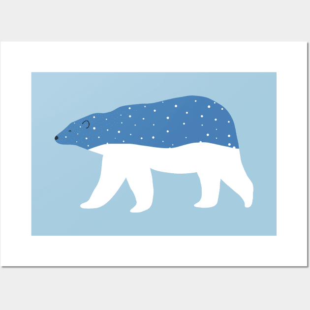 polar bear Wall Art by milkyprint